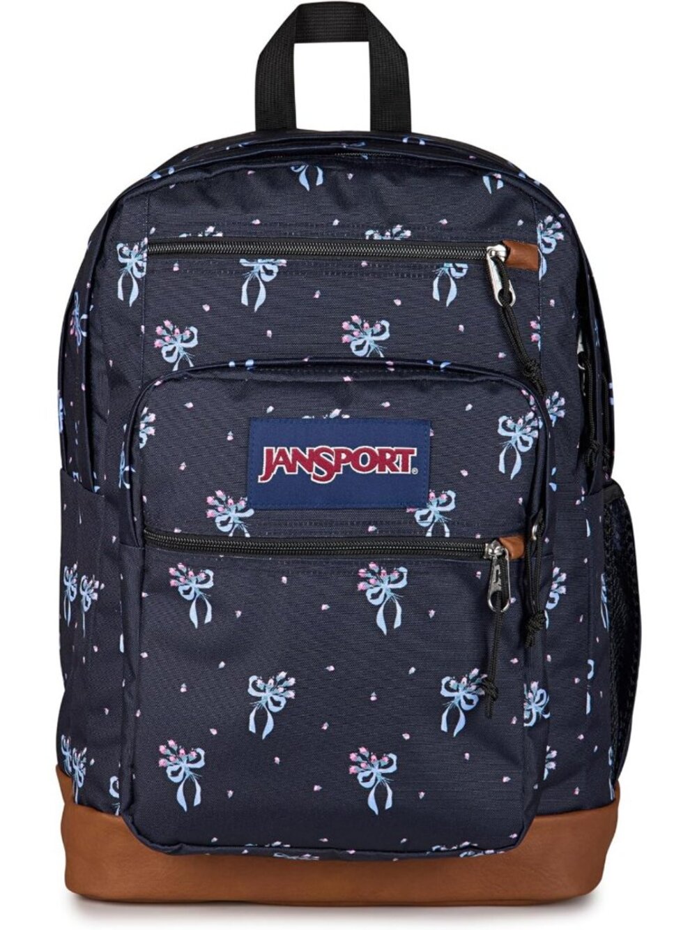 Stylish 34L Cool Backpack with 15" Laptop Sleeve - Pastel Petals Design
